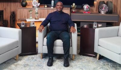 Pitso Mosimane in a podcast