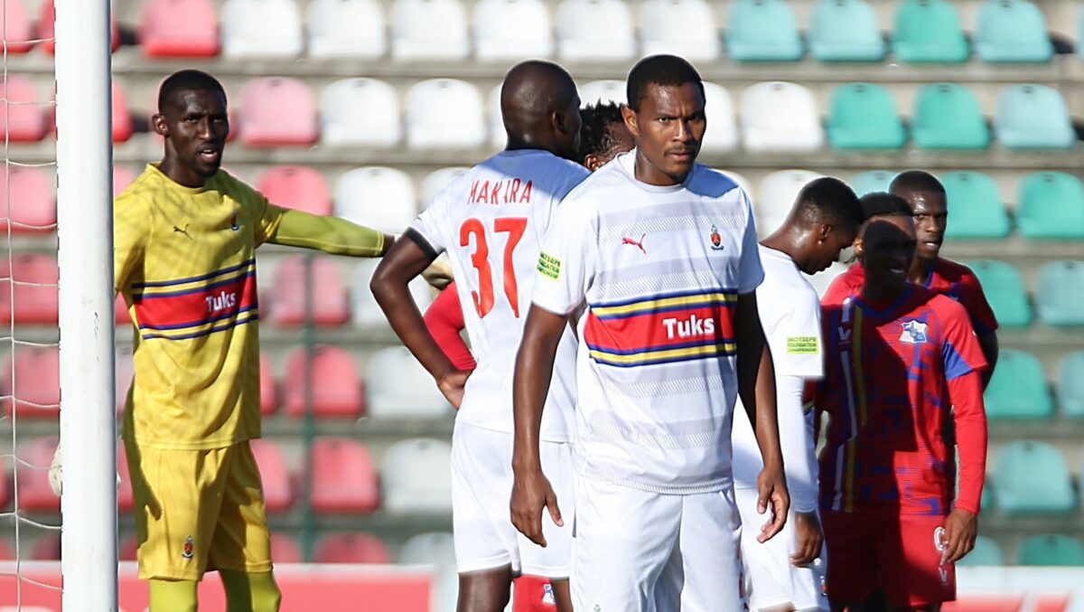Prince Nxumalo in action for Motsepe Foundation Championship side AmaTuks