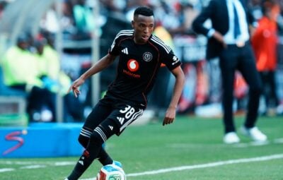 Relebohile Mofokeng in action for Orlando Pirates