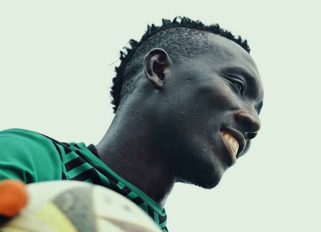 Goalkeeper Richard Ofori during a training session with AmaZulu FC