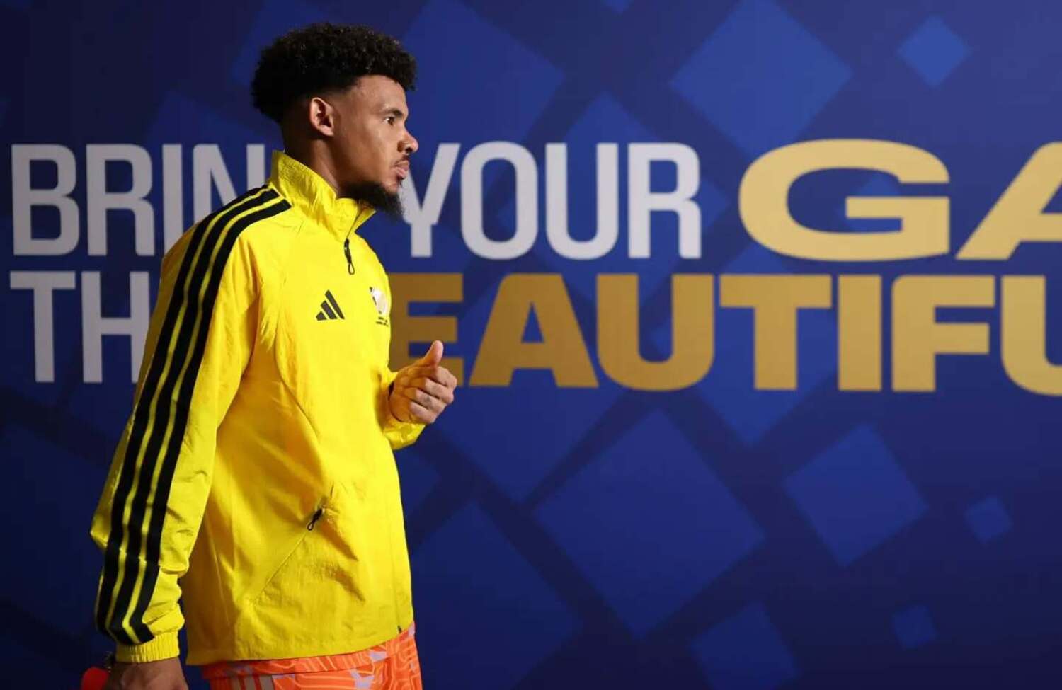 Ronwen Williams walks down the tunnel before Bafana Bafana face Canada at the 2026 FIFA World Cup