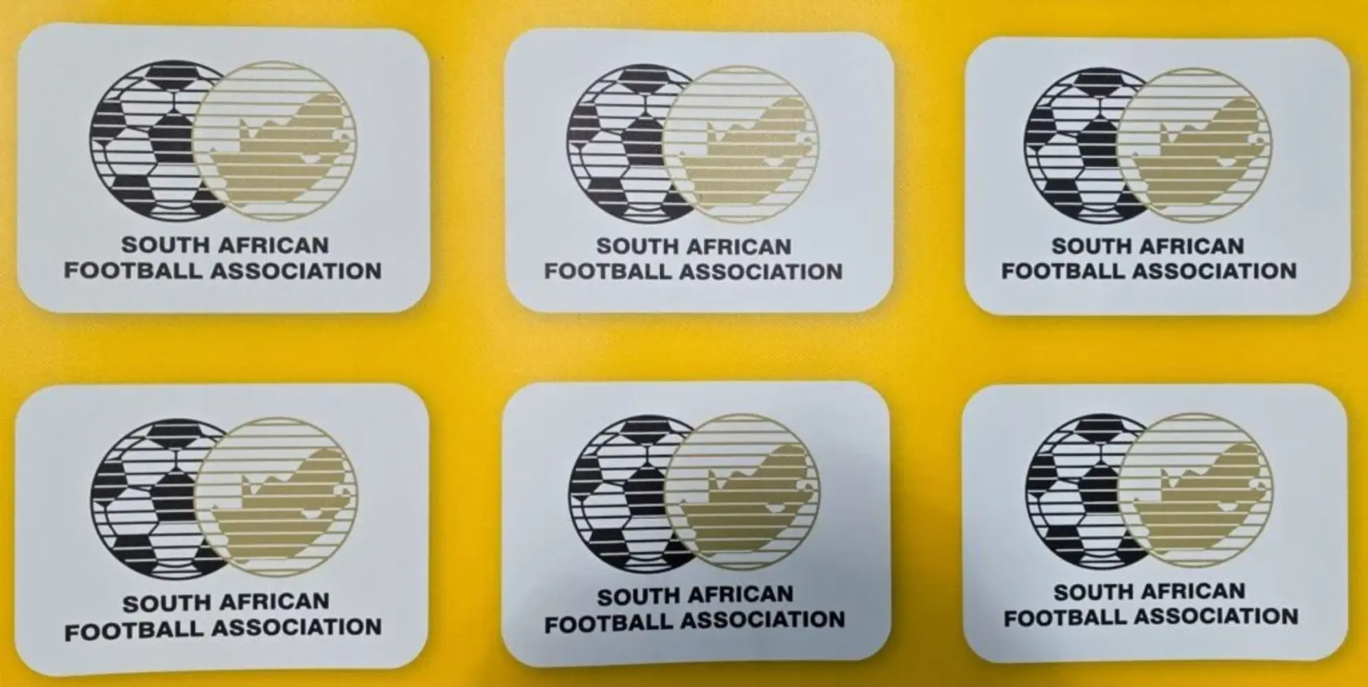  SAFA Logos at the ABC Motsepe League playoffs in Soshanguve 