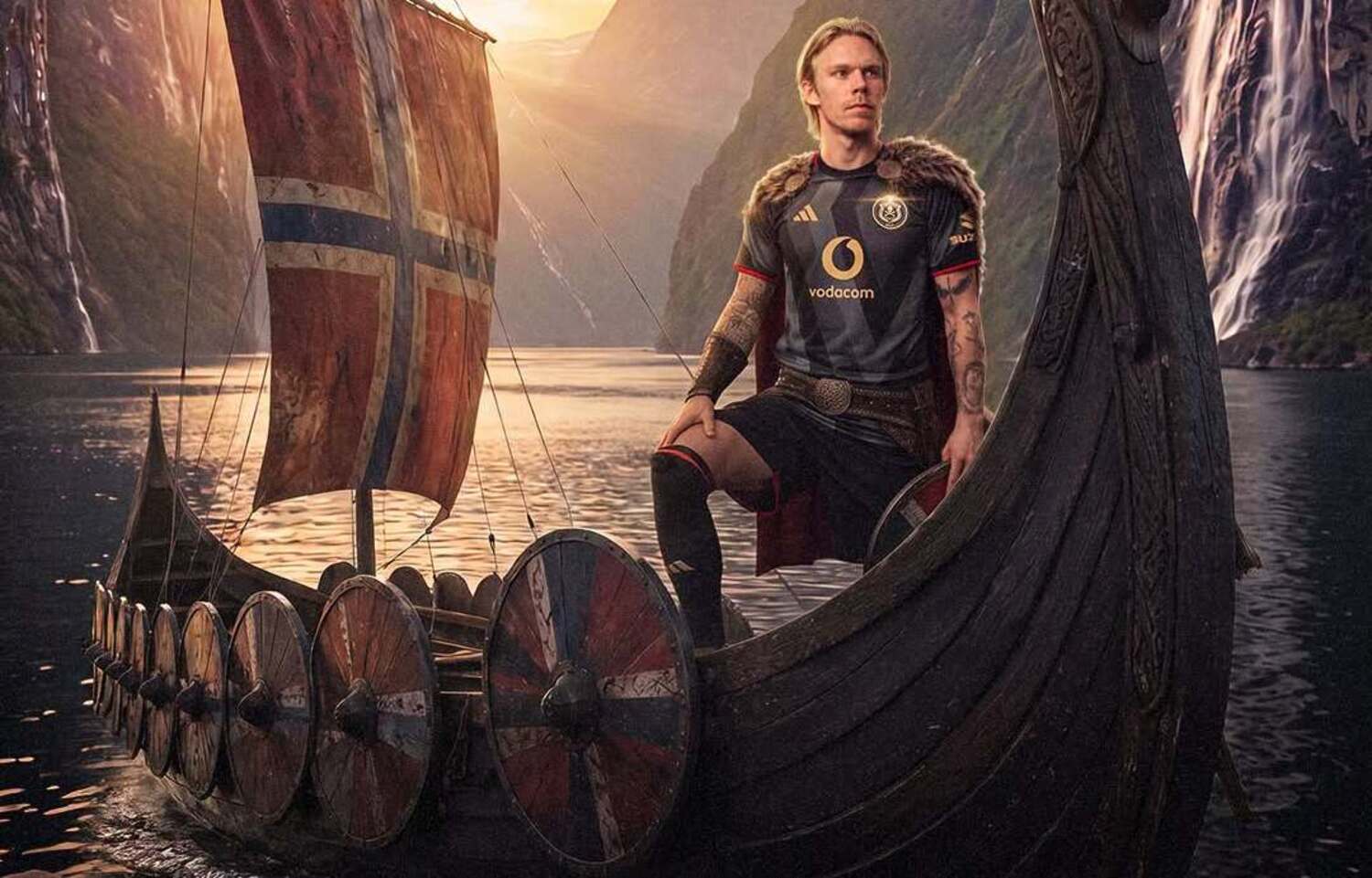 Sebastian Pedersen being announced as new Orlando Pirates player