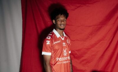 Bafana Bafana star Shandre Campbell being unveiled by KV Kortrijk