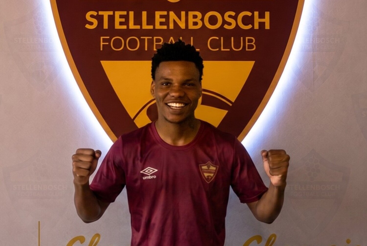 Sinoxolo Kwayiba officially unveiled by the Betway Premiership side Stellenbosch FC