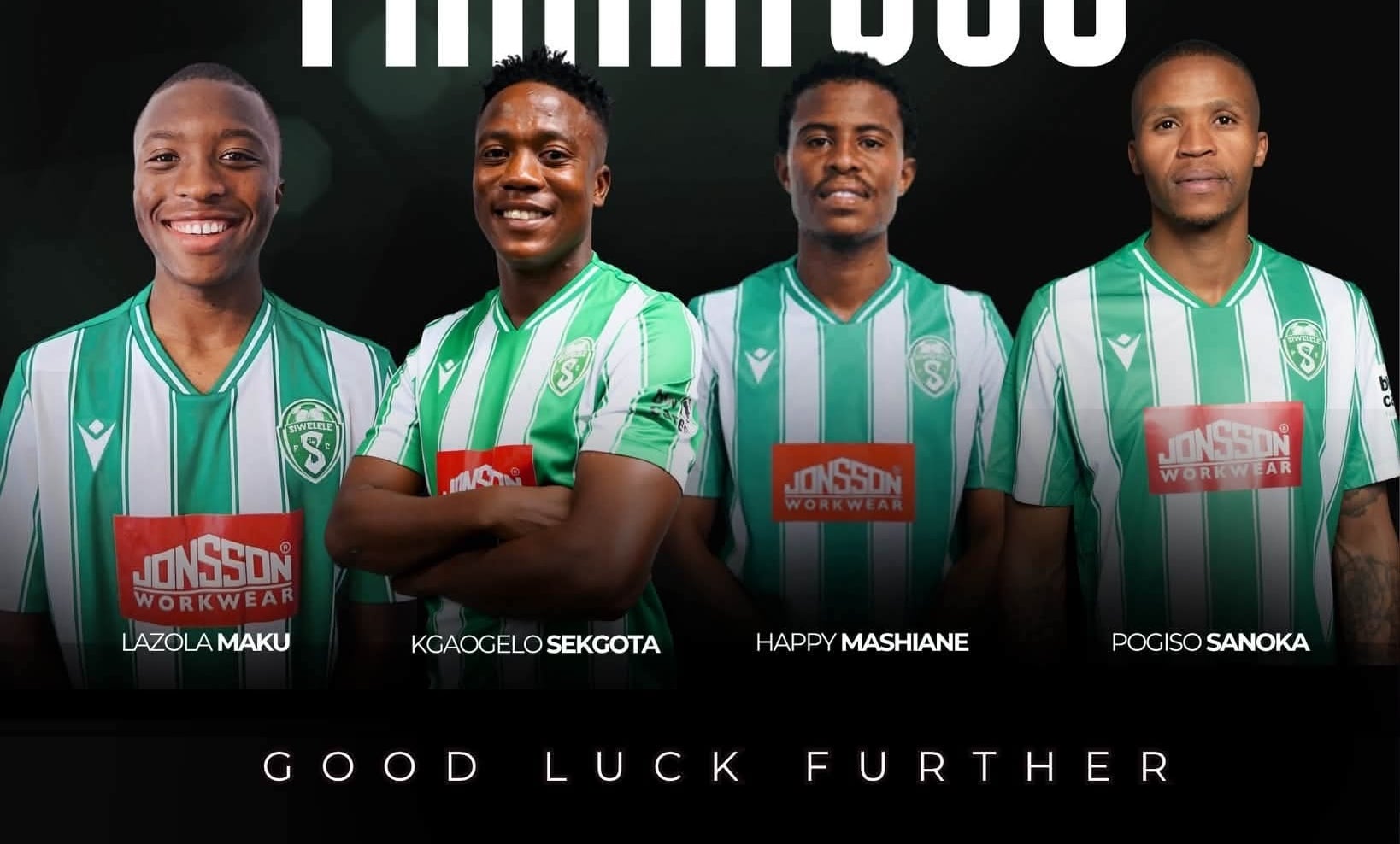 Siwelele FC players heading out the exit door