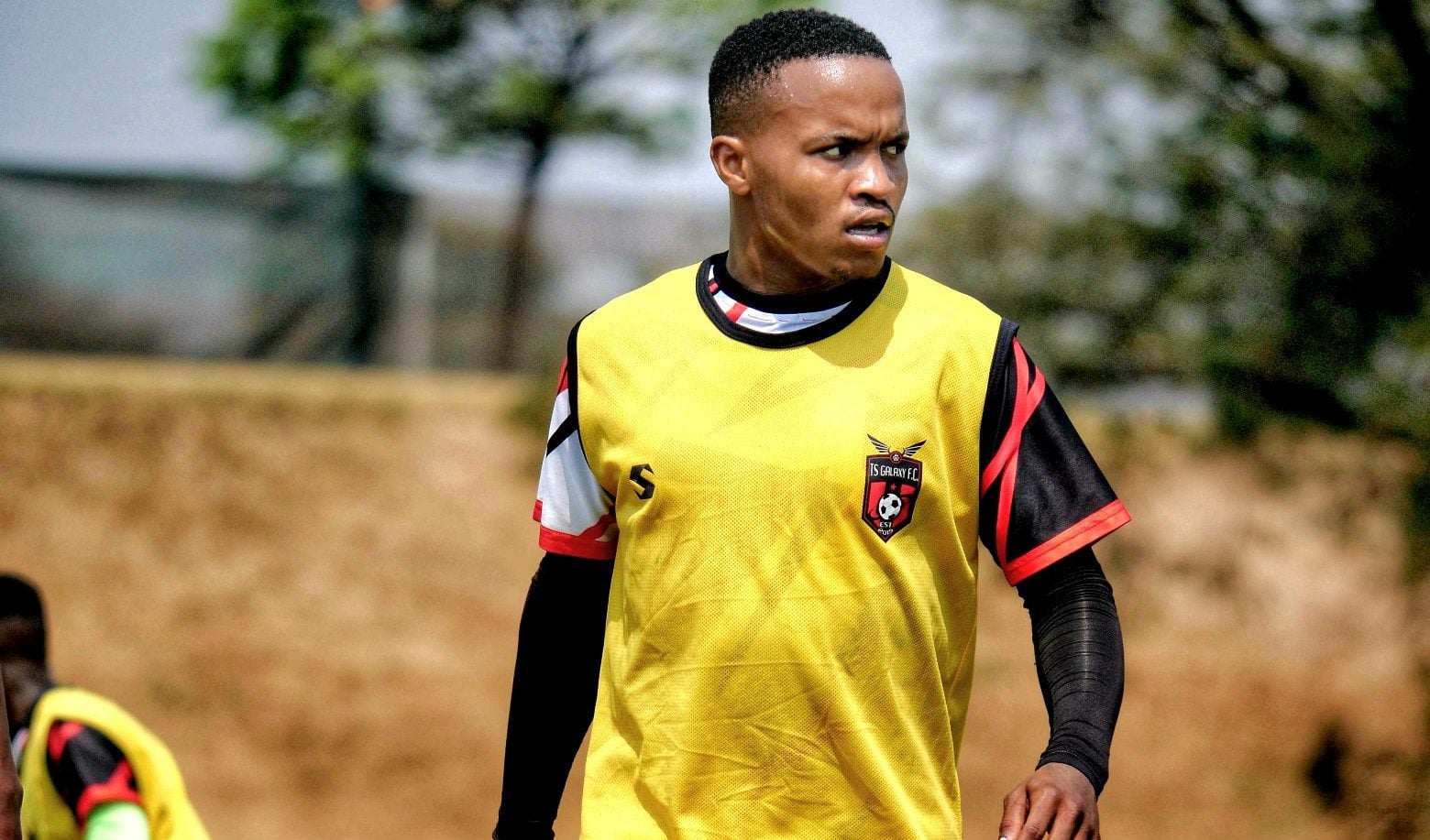 Sphesihle Maduna at TS Galaxy during a training session