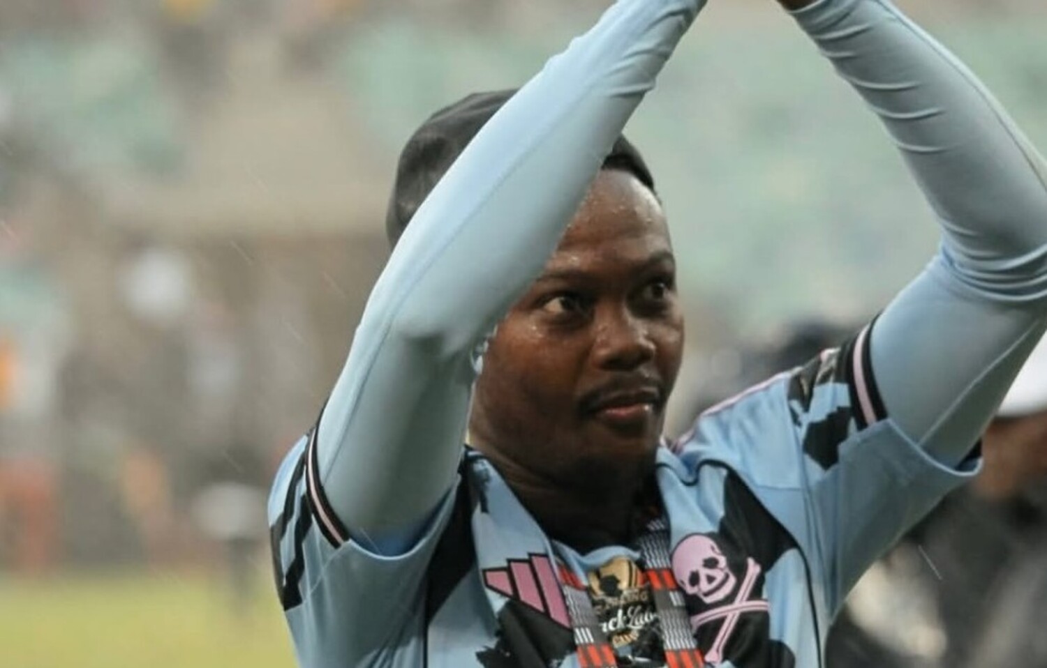 Thabiso Sesane in Orlando Pirates colours