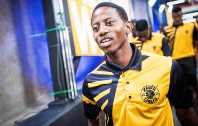 Thabo Cele before a game