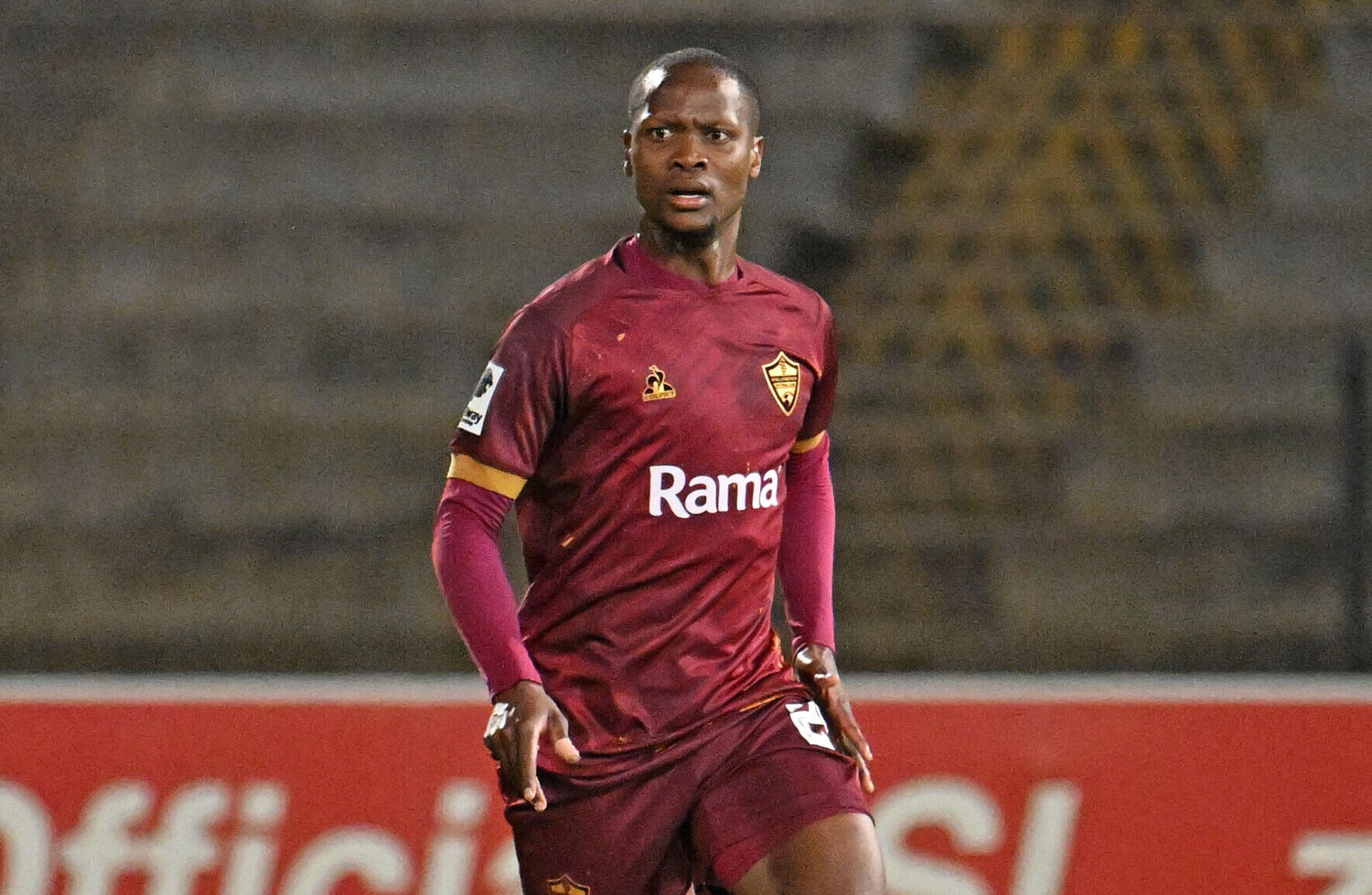 Thabo Moloisane in action for Stellenbosch FC