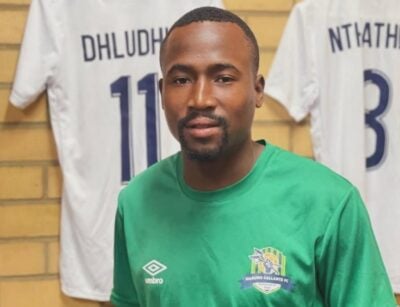 Thapelo Dhludhlu in Marumo Gallants colours
