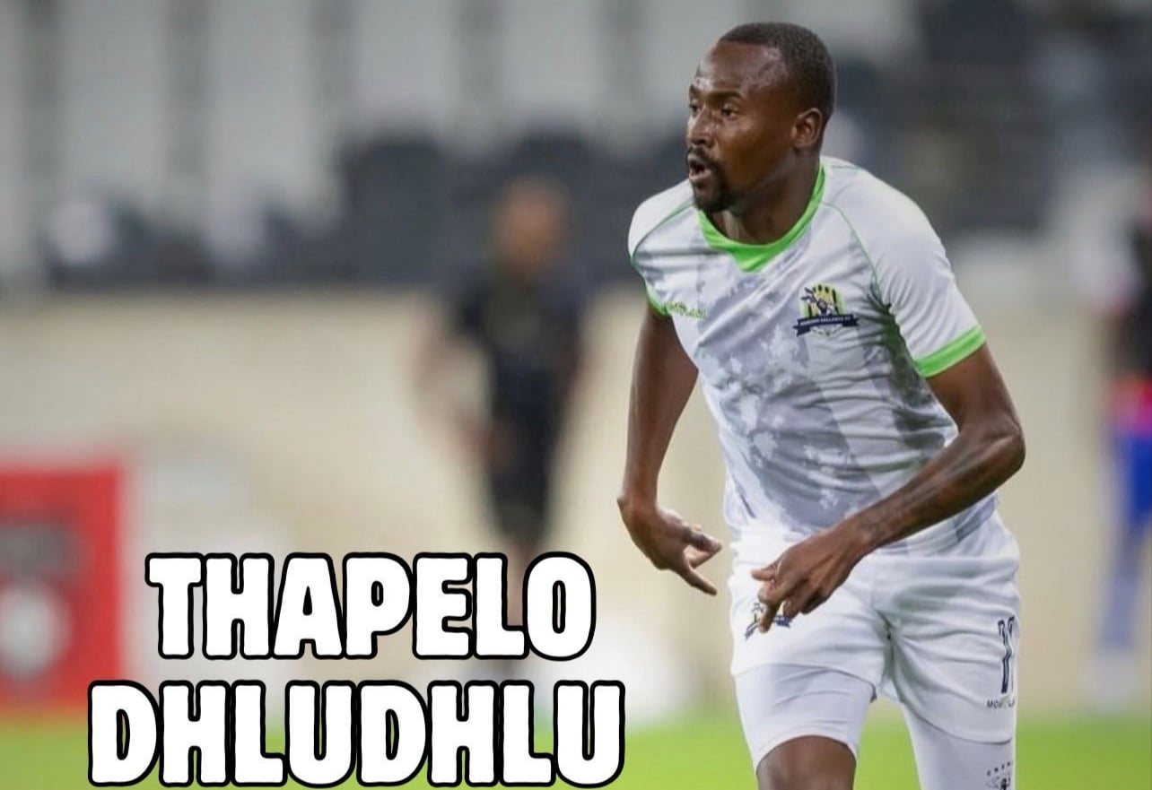 Thapelo Dhludhlu on action for Marumo Gallants in the Betway Premiership