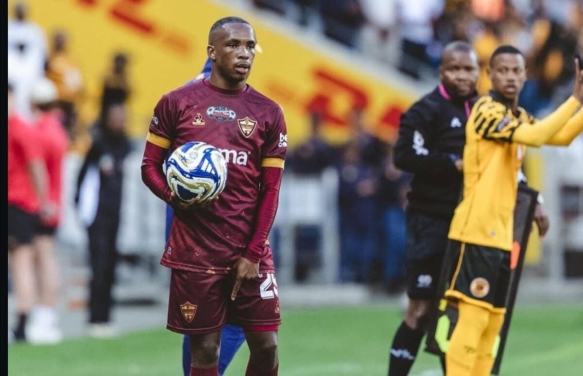Thapelo Mokobodi during his stint with the Betway Premiership side Stellenbosch FC