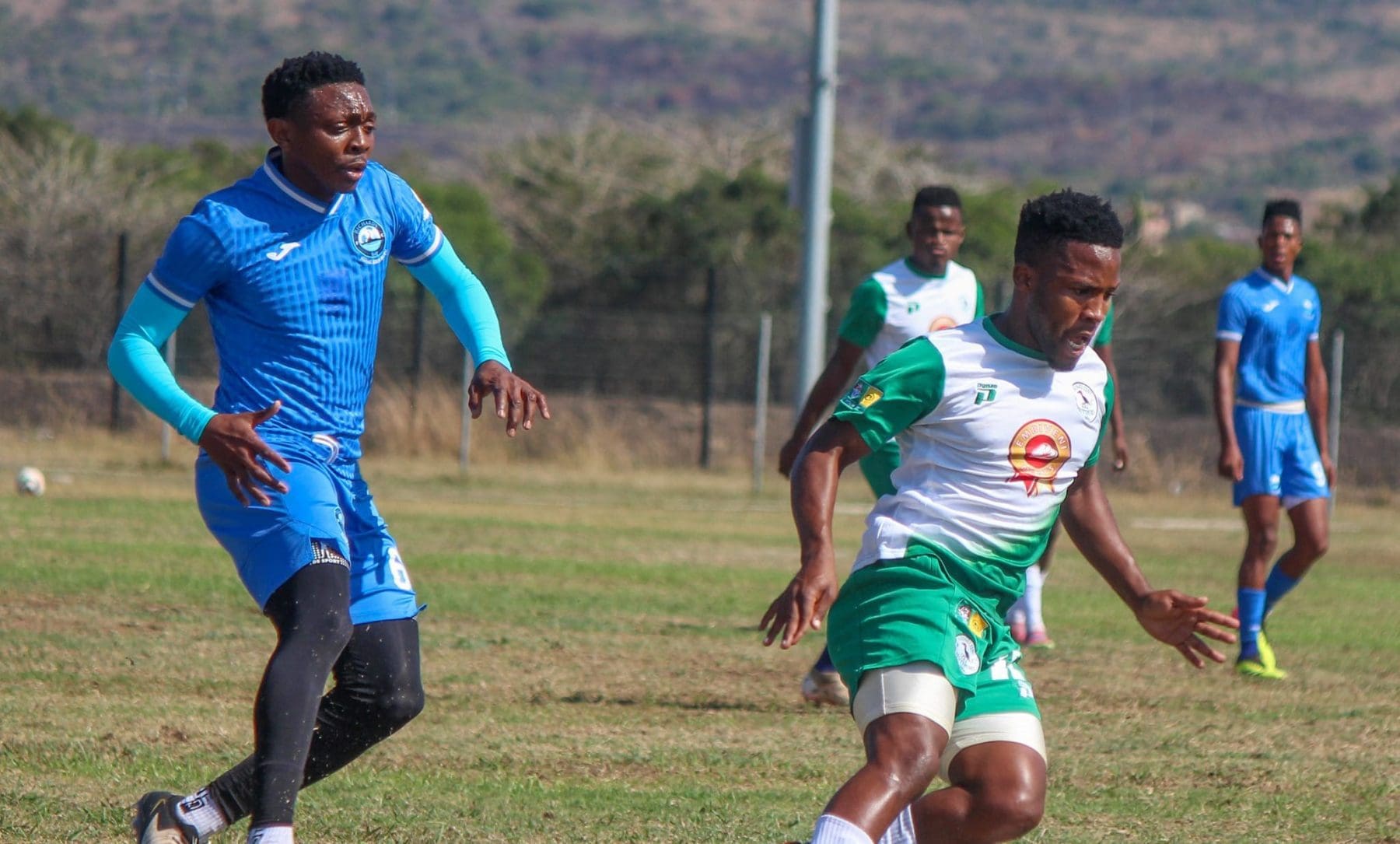 Tlakusani Mthethwa in action for Richards Bay FC