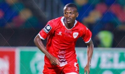 Tshepho Mashiloane in action for Sekhukhune United.