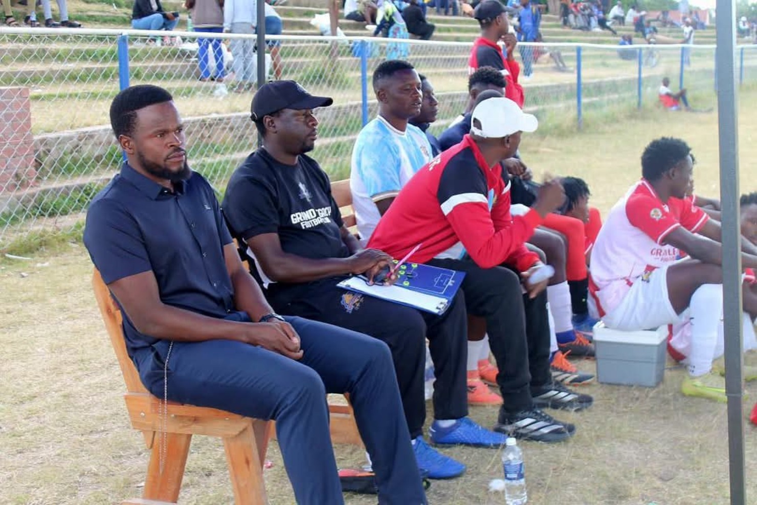 Willard Katsande during a match during his tenure at Grand Legacy FC