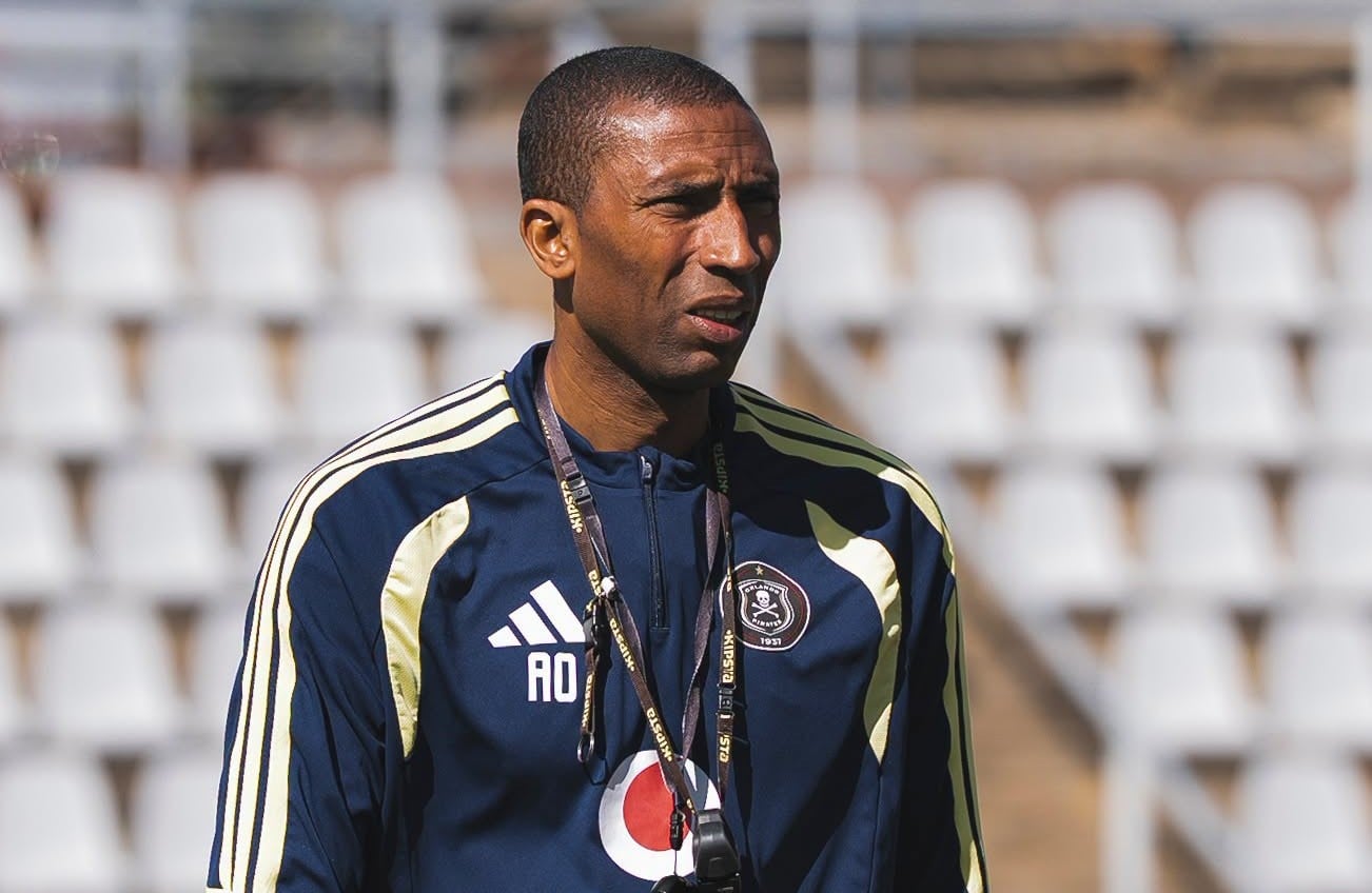 Orlando Pirates coach Abdeslam Ouaddou observing his players during a training session.