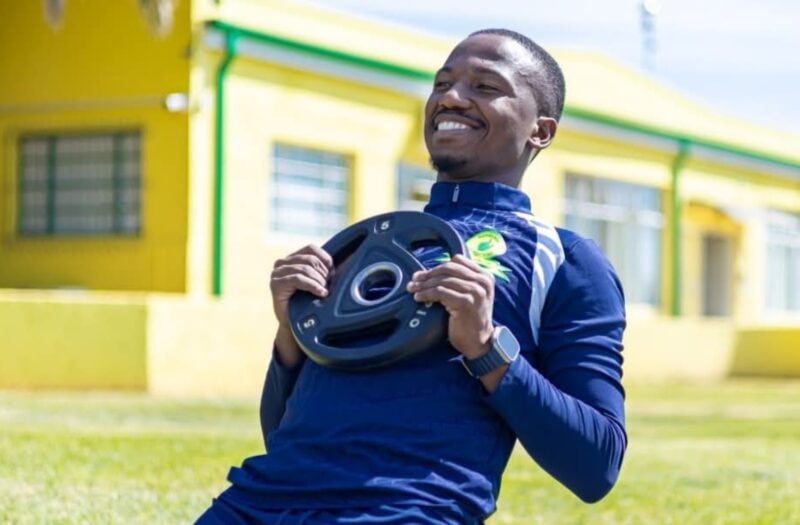 Cassius Mailula during Mamelodi Sundowns' training session at Chloorkop