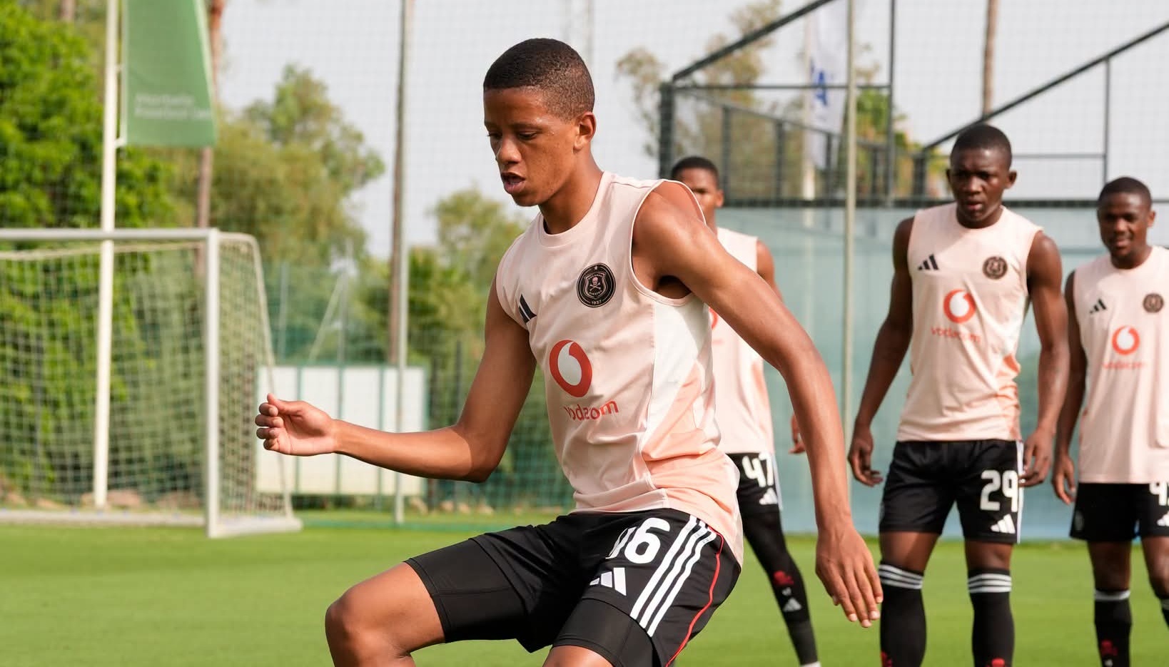 Cemran Dansin at Orlando Pirates training