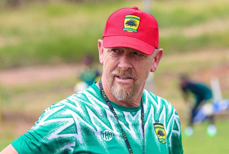Eric Tinkler in charge of training at Asante Kotoko SC in Ghana.