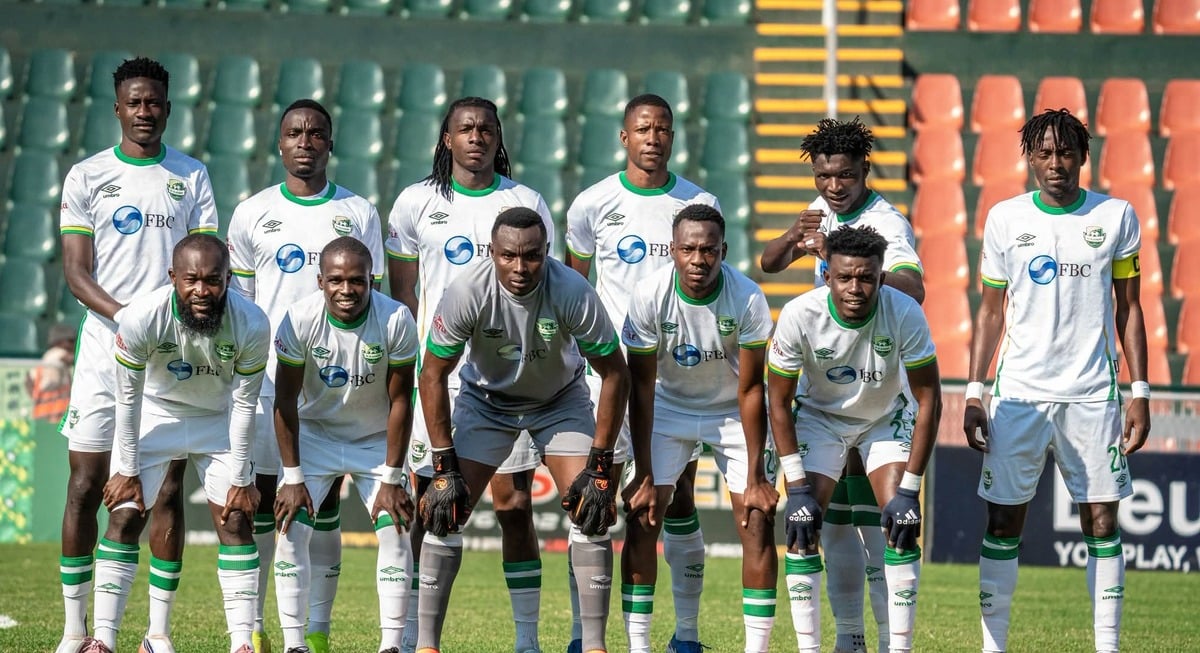 FC Platinum ahead of a match at Chahwanda stadium in Zimbabwe