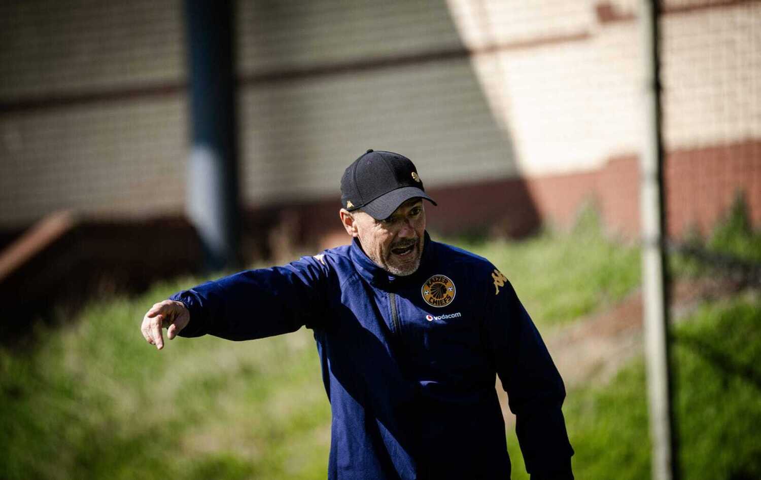 Fernando da Cruz at a Kaizer Chiefs training session