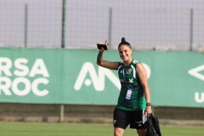 Gabriela Moodaly-Salgado in Banyana Banyana colours