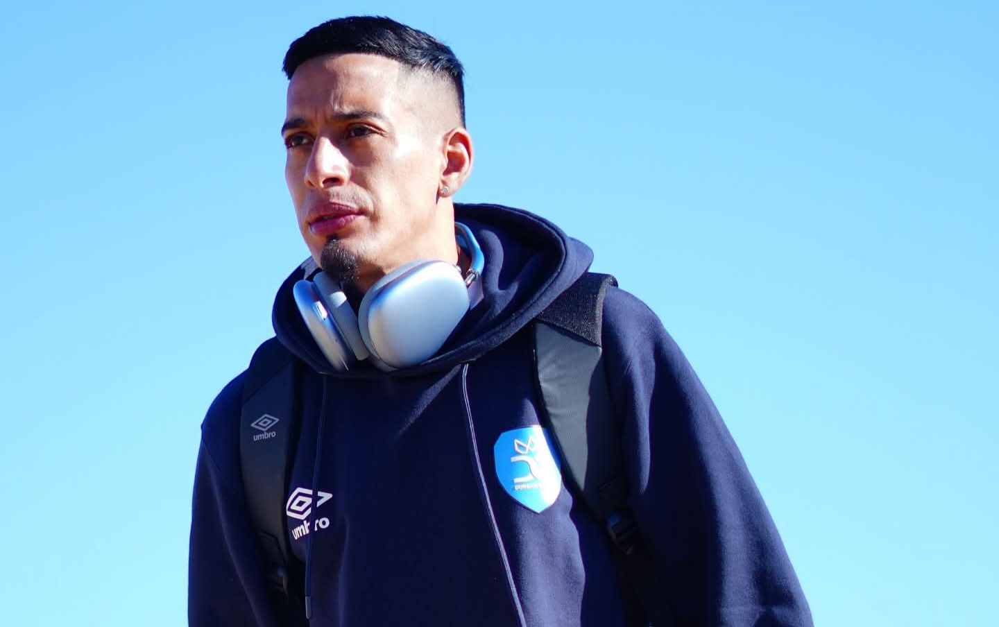 Gaston Sirino in Durban City FC colours