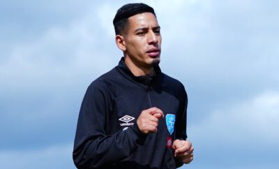 Gaston Sirino during Durban City FC's training session