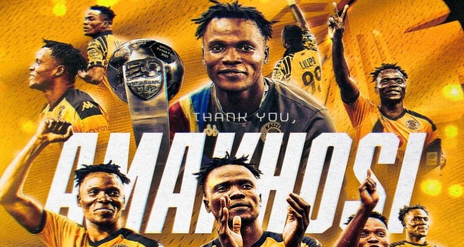Glody Lilepo with Kaizer Chiefs