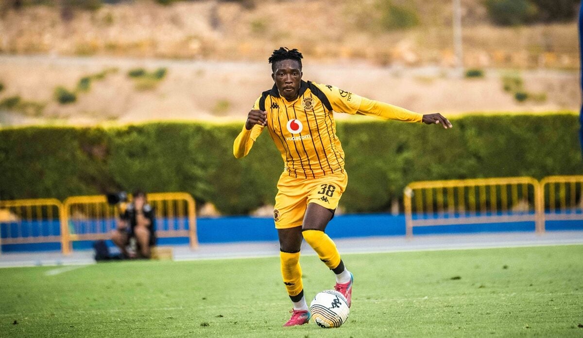 Kabelo Nkgwesa of Kaizer Chiefs in action