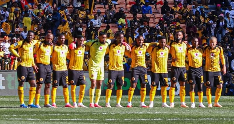 Kaizer Chiefs players before a game