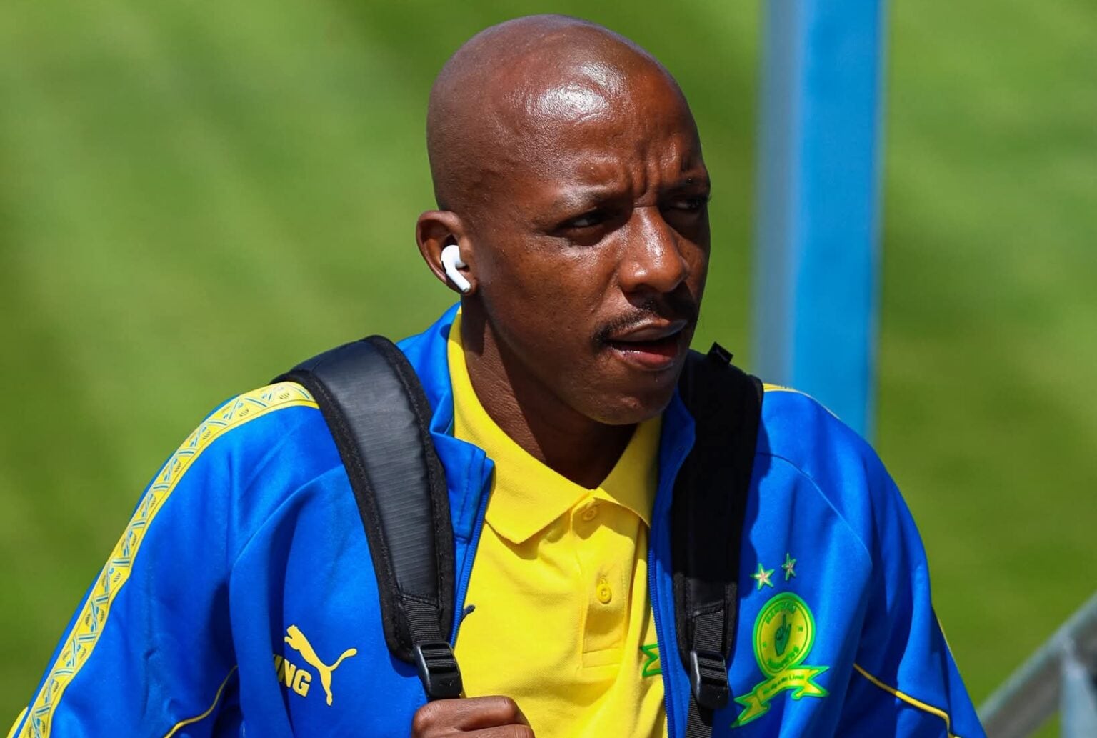 Khuliso Mudau in Mamelodi Sundowns colours