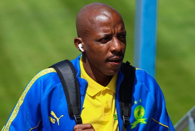 Khuliso Mudau in Mamelodi Sundowns colours