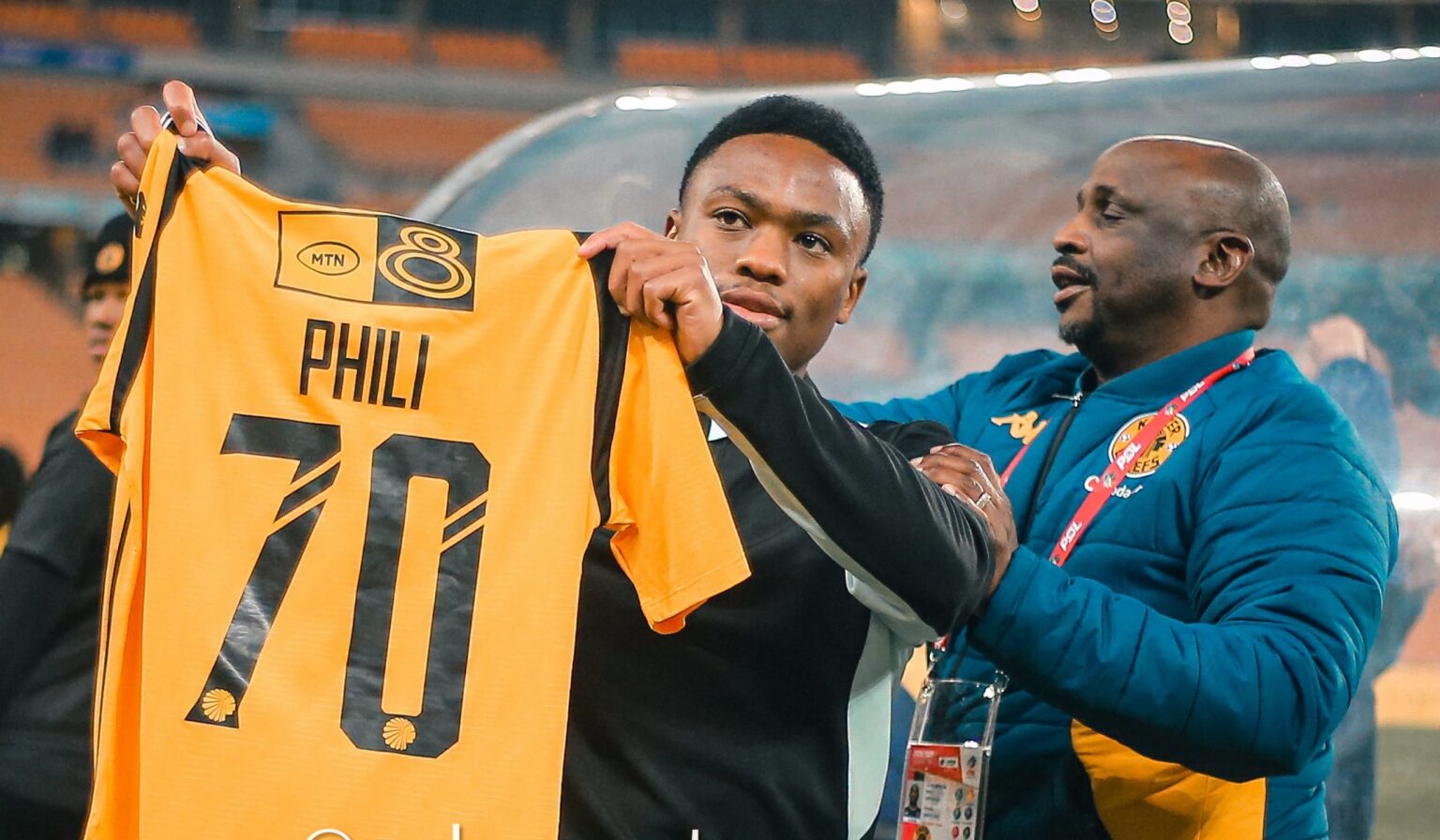 Langelihle Phili at the FNB Stadium before the MTN8 clash against Golden Arrows