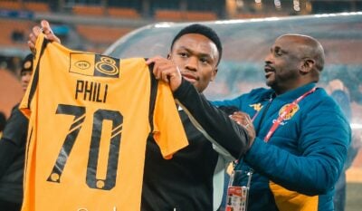 Langelihle Phili at the FNB Stadium before the MTN8 clash against Golden Arrows