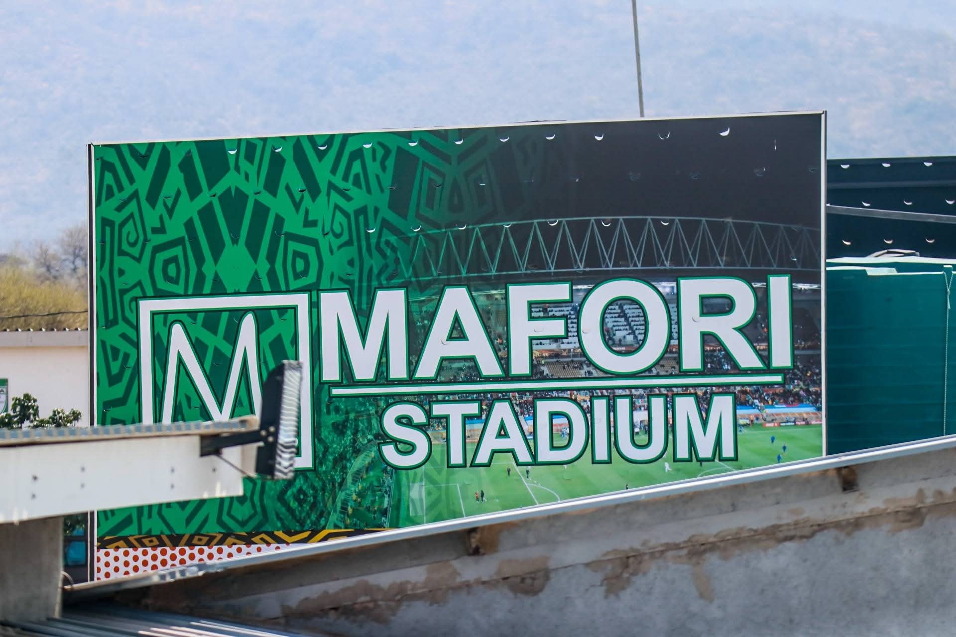 The outside view of the Mafori Stadium in Lebowakgomo