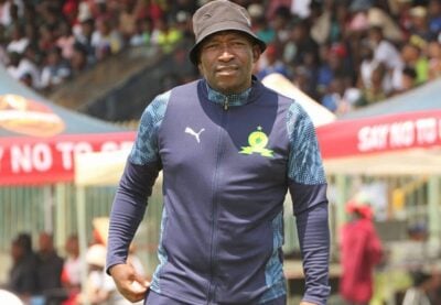Mamelodi Sundowns scout Carlos Mtshamba at a game