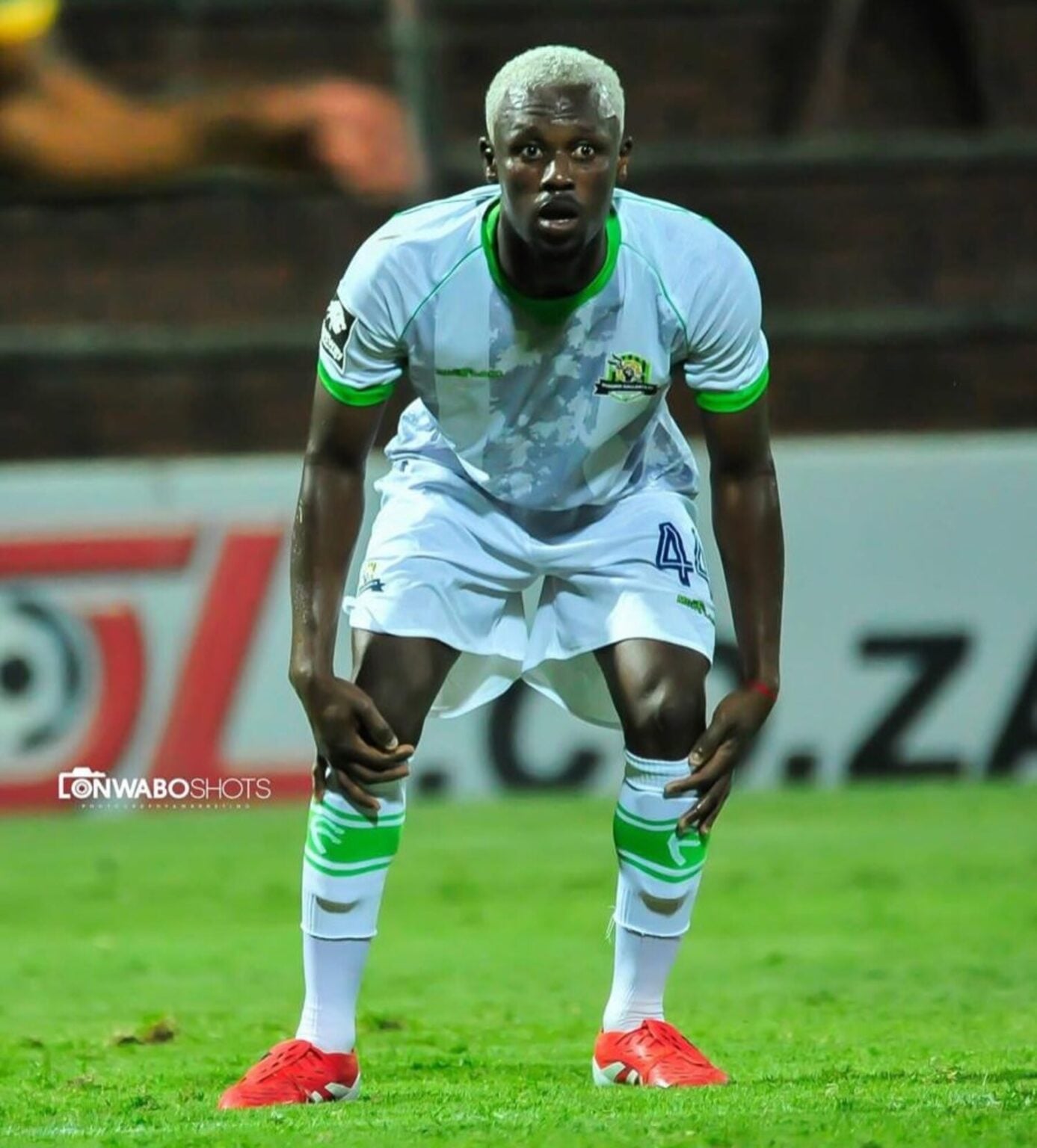 Marumo Gallants midfielder Ibrahim Bance playing