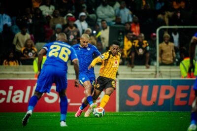 Mfundo Vilakazi in action for Kaizer Chiefs against Kruger United.