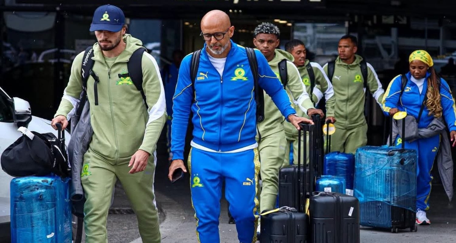 Miguel Cardoso at Mamelodi Sundowns pre-season camp