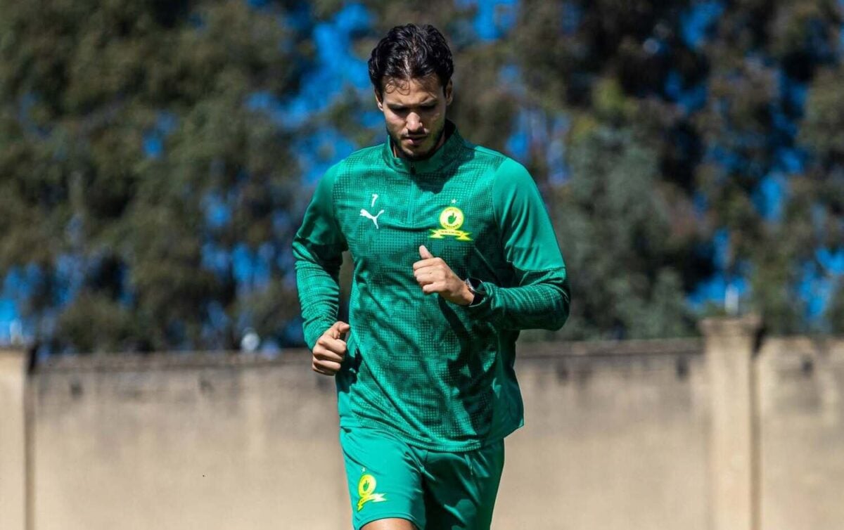 Miguel Reisinho training with Mamelodi Sundowns