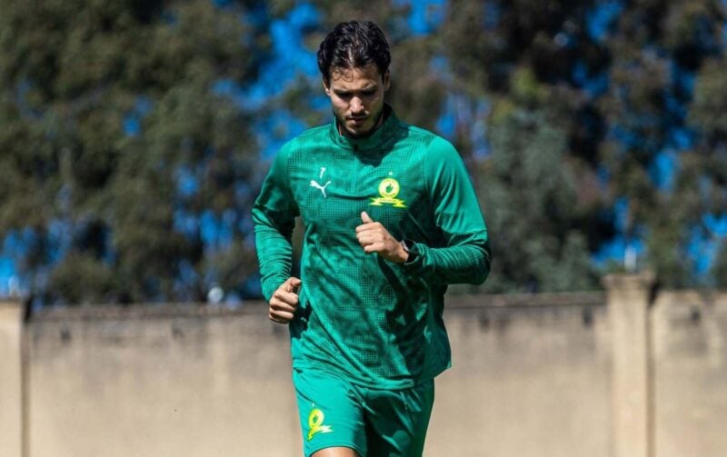 Miguel Reisinho training with Mamelodi Sundowns