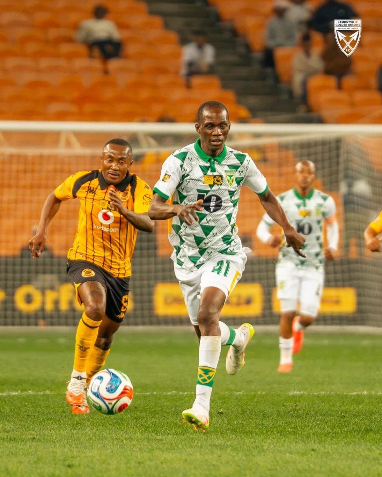 Nhlanhla Zwane in action for Golden Arrows