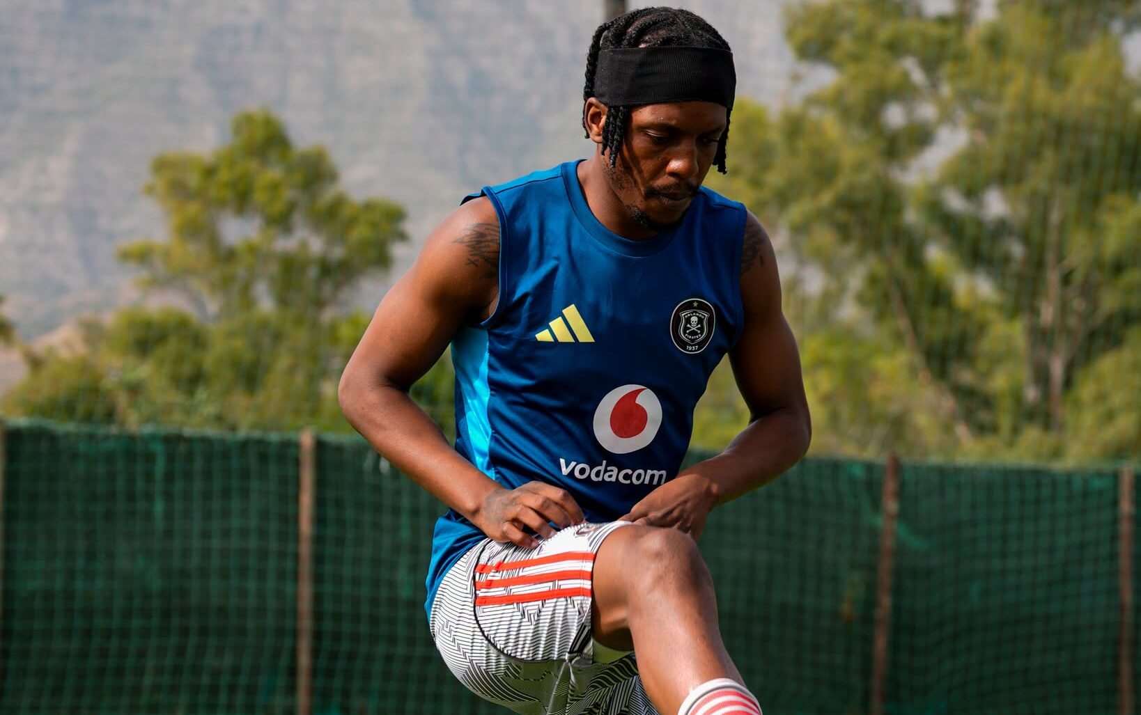 Patrick Maswanganyi at training