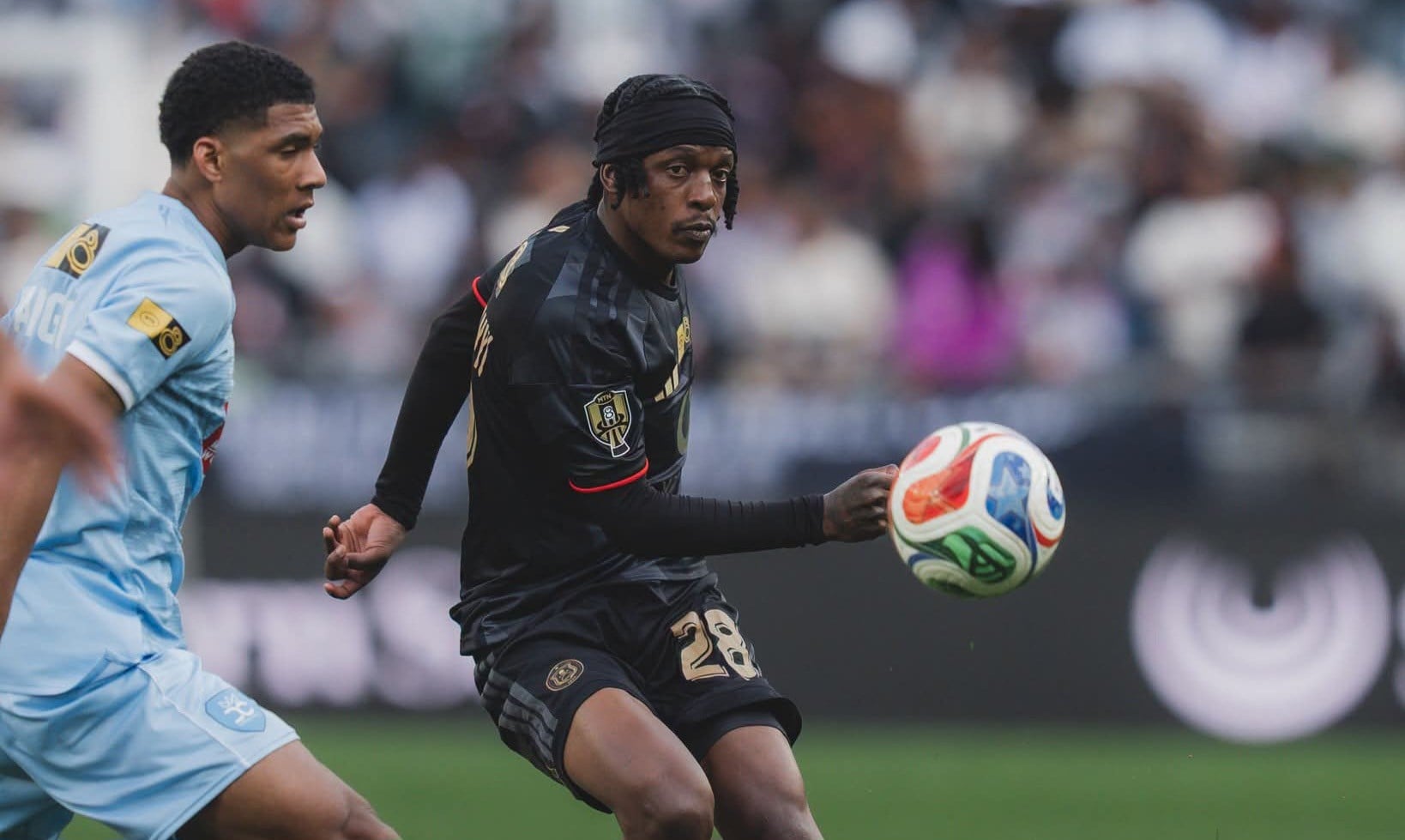 Patrick Maswanganyi in action for Orlando Pirates against Durban City in the MTN8 quarter-final.