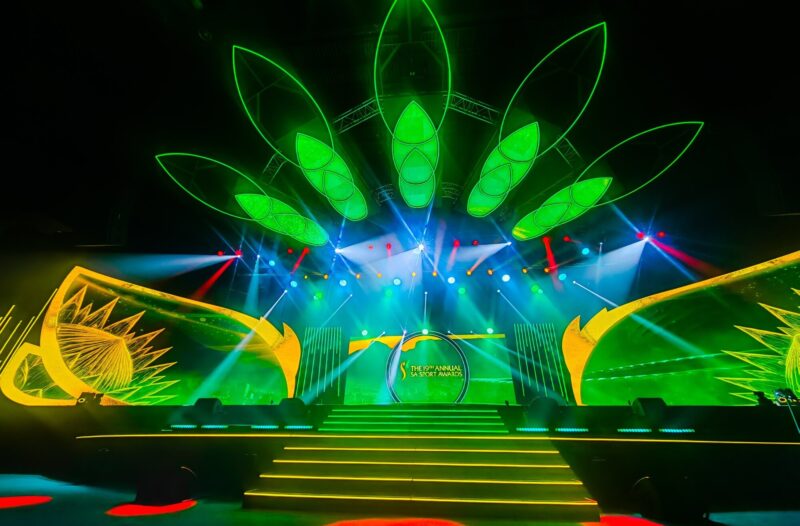 The South Africa Sports Awards stage at Sun City