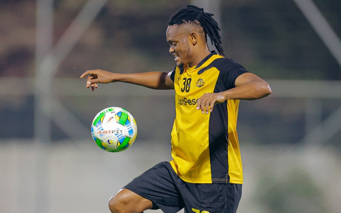 Selemani Mwalimu at a training session of Yanga SC