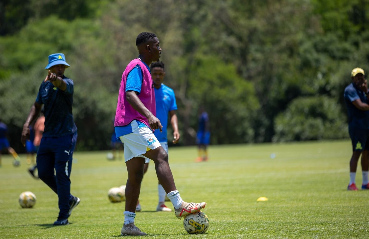 Shaun Chawane during his stint with the now-defunct Mamelodi Sundowns' feeder team M Tigers