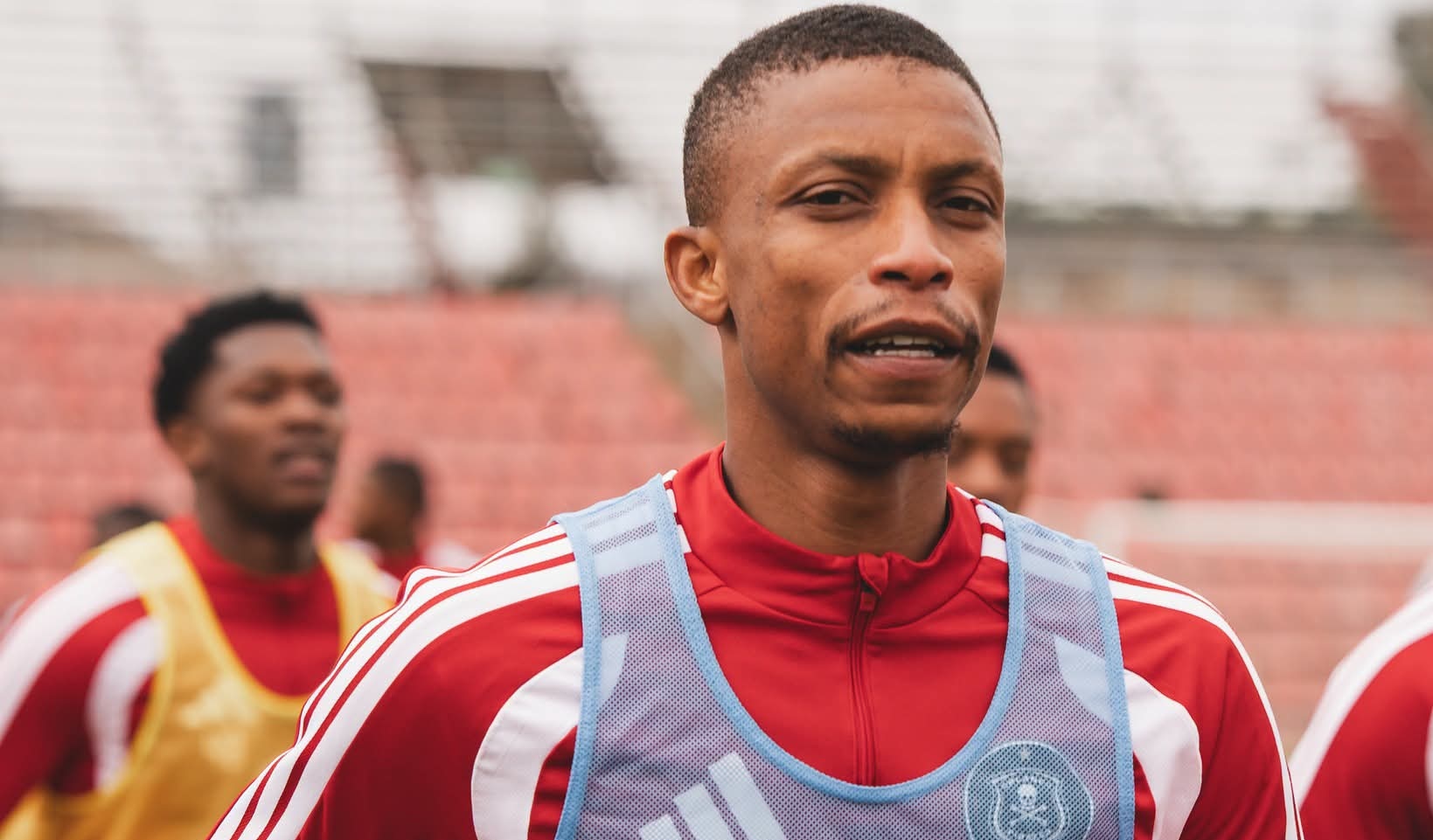 Sihle Nduli at Orlando Pirates training